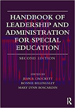 (PDF)Handbook of Leadership and Administration for Special Education