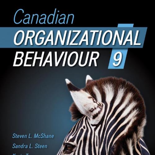 Organizational Behaviour 9th Canadian Edition