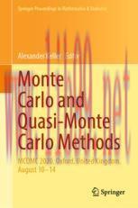 [PDF]Monte Carlo and Quasi-Monte Carlo Methods: MCQMC 2020, Oxford, United Kingdom, August 10–1...