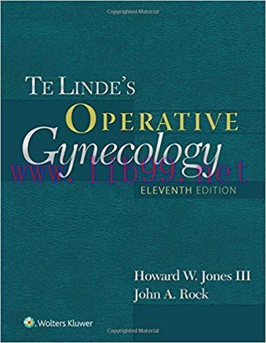 [PDF]Te Linde’s Operative Gynecology, 11th Edition