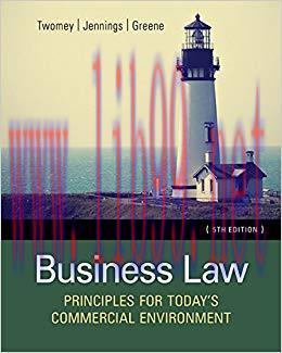 (PDF)Business Law: Principles for Today’s Commercial Environment 5th Edition