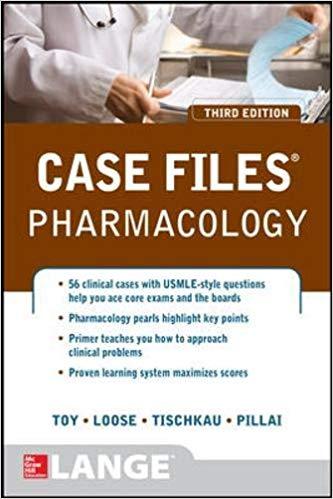 Case Files Pharmacology, 3rd Edition