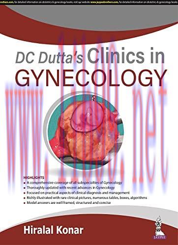 [AME]DC Dutta’s Clinics in Gynecology (Original PDF)