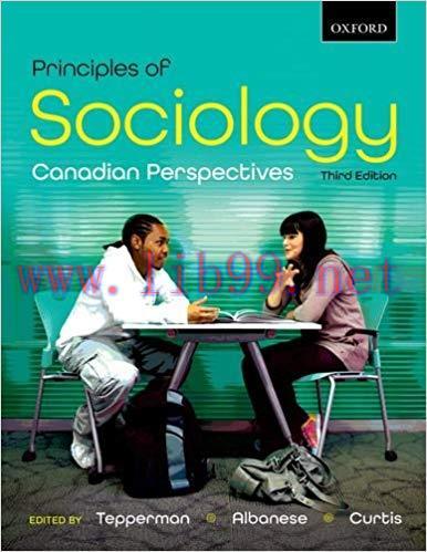 [PDF]Principles of Sociology: Canadian Perspectives 3rd Edition