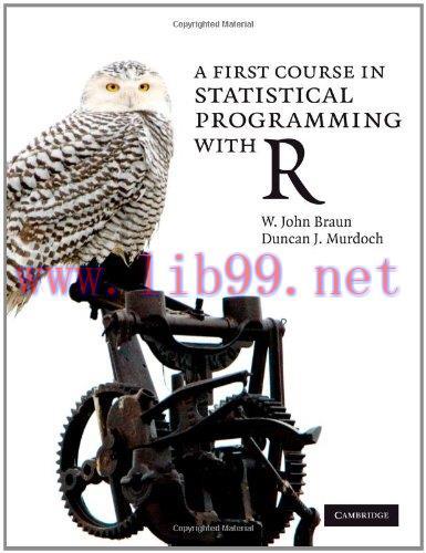 [FOX-Ebook]A First Course in Statistical Programming with R