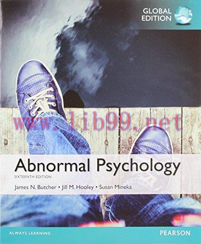 [FOX-Ebook]Abnormal Psychology, Global Edition, 16th Edition