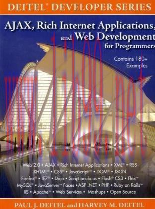 [FOX-Ebook]AJAX, Rich Internet Applications, and Web Development for Programmers