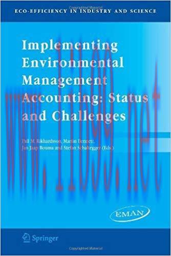 (PDF)Implementing Environmental Management Accounting: Status and Challenges (Eco-Efficiency in...