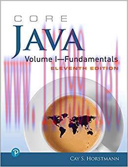 Core Java Volume I–Fundamentals 11th Edition,