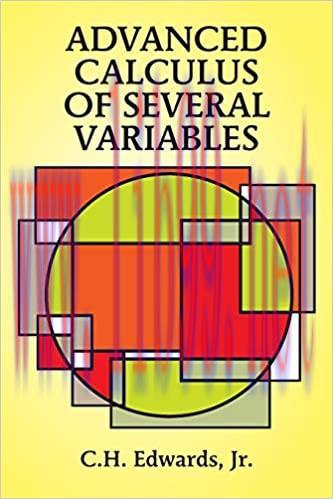 (PDF)Advanced Calculus of Several Variables (Dover Books on Mathematics)