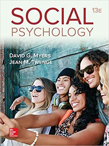 Social Psychology 13th Edition [David Myers]
