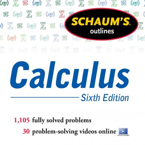 Schaums Outline of Calculus 6th Edition 0071795537