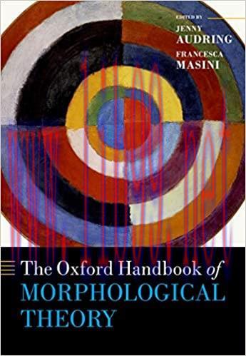 (PDF)The Oxford Handbook of Morphological Theory (Oxford Handbooks)