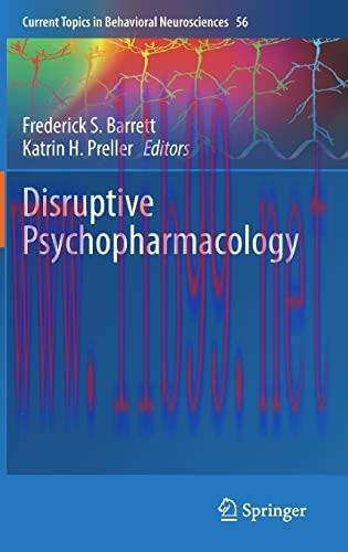 [AME]Disruptive Psychopharmacology (Current Topics in Behavioral Neurosciences, 56) (EPUB)