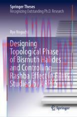 [PDF]Designing Topological Phase of Bismuth Halides and Controlling Rashba Effect in Films Stud...