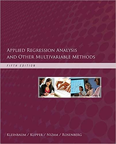 Applied Regression Analysis and Other Multivariable Methods 5th Edition