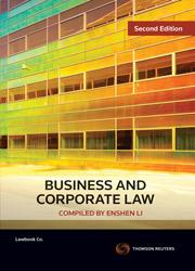 Business and Corporate Law 2nd Edition