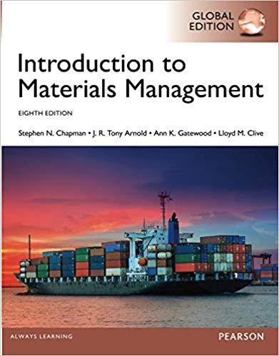 (Test Bank)Introduction to Materials Management, 8th Global Edition by Steve Chapman.zip