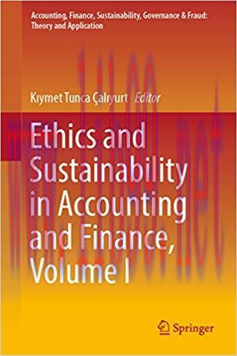 (PDF)Ethics and Sustainability in Accounting and Finance, Volume I (Accounting, Finance, Sustai...