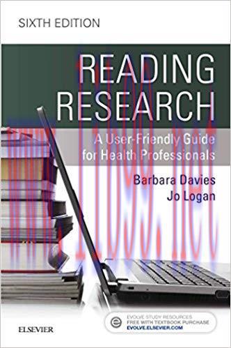 (PDF)Reading Research – E-Book: A User-Friendly Guide for Health Professionals 6th Edition