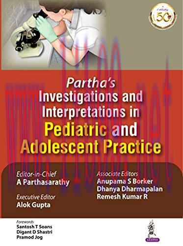 [AME]Partha’s Investigations and Interpretations in Pediatric and Adolescent Practice (Original...