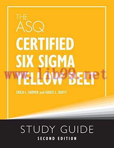 [FOX-Ebook]The ASQ Certified Six Sigma Yellow Belt Study Guide, 2nd Edition