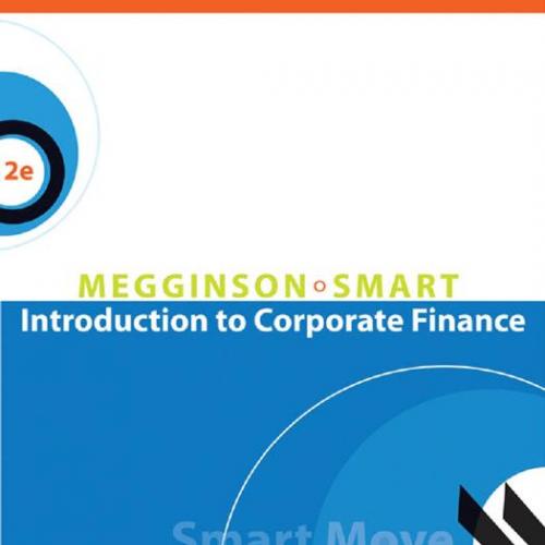 Introduction to Corporate Finance Abridged 2nd Edition - Wei Zhi