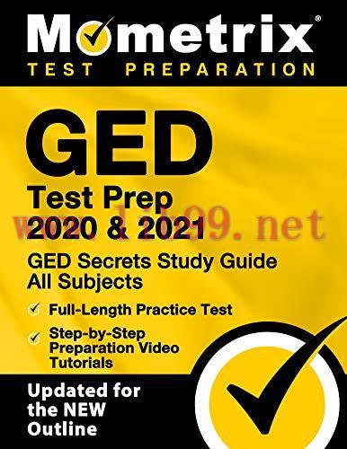 (PDF)GED Test Prep 2020 and 2021 – GED Secrets Study Guide All Subjects, Full-Length Practice T...