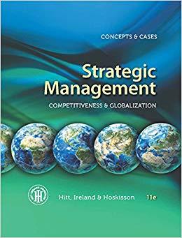 (PDF)HittIrelandHoskisson’s Strategic Management Concepts and Cases Competitiveness and Globali...