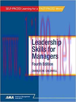 (PDF)Leadership Skills for Managers: EBook Edition 4th Edition