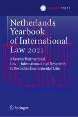 [PDF]Netherlands Yearbook of International Law 2021: A Greener International Law—International ...