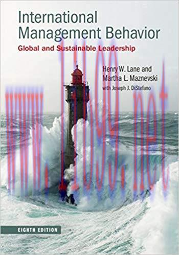 International Management Behavior: Global and Sustainable Leadership 8th Edition,
