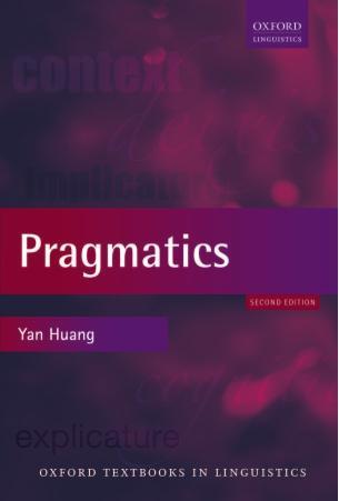 Pragmatics - Yan Huang