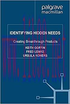 (PDF)Identifying Hidden Needs: Creating Breakthrough Products 2010 Edition