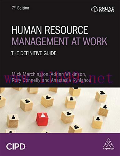 [FOX-Ebook]Human Resource Management at Work: The Definitive Guide, 7th Edition