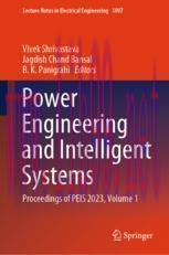 [PDF]Power Engineering and Intelligent Systems: Proceedings of PEIS 2023, Volume 1