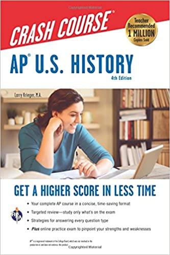 (PDF)AP® U.S. History Crash Course, 4th Ed., Book + Online Get a Higher Score in Less Time (Adv...