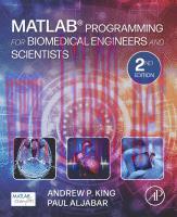[PDF]Matlab® Programming for Biomedical Engineers and Scientists
