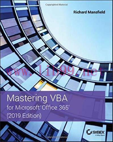 [FOX-Ebook]Mastering VBA for Microsoft Office 365
