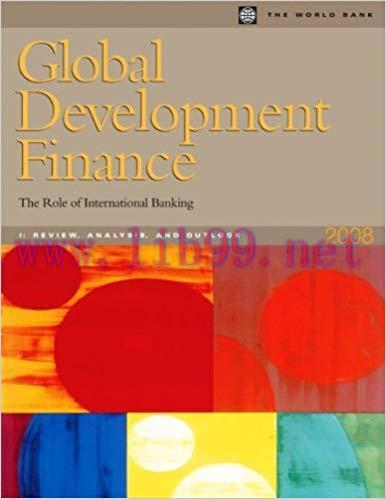 (PDF)Global Development Finance 2008 2008 Edition