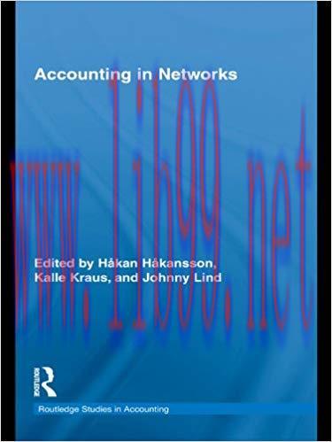 (PDF)Accounting in Networks (Routledge Studies in Accounting Book 7) 1st Edition