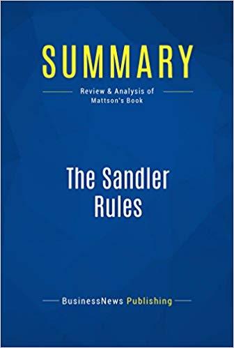 (PDF)Summary The Sandler Rules Review and Analysis of Mattson’s Book