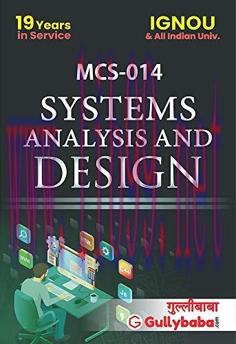 [FOX-Ebook]Gullybaba IGNOU 3rd Semester BCA (Latest Edition) MCS-014 Systems Analysis and Desig...