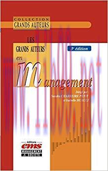 (PDF)Les Grands auteurs en management – 3ème édition (French Edition) 3rd Edition