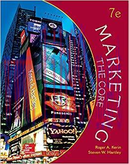 Test Bank for Marketing: The Core 7th Edition by Roger Kerin
