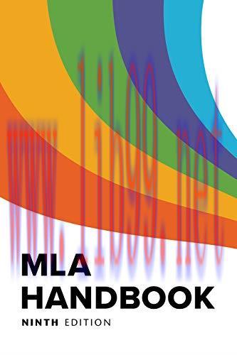 [FOX-Ebook]MLA Handbook, 9th Edition