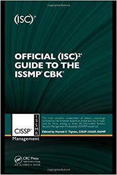 (PDF)Official (ISC)2® Guide to the ISSMP® CBK® ((ISC)2 Press) 1st Edition
