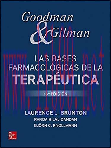 [AME]Goodman & Gilman Las bases farmacológicas de la terapéutica (Spanish Edition), 13th Editio...