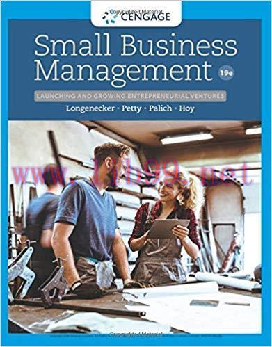 (PDF)Small Business Management: Launching & Growing Entrepreneurial Ventures 19th Edition