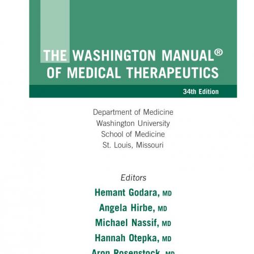 Washington Manual of Medical Therapeutics (34th Edition) - Godara, Hemant(Author)